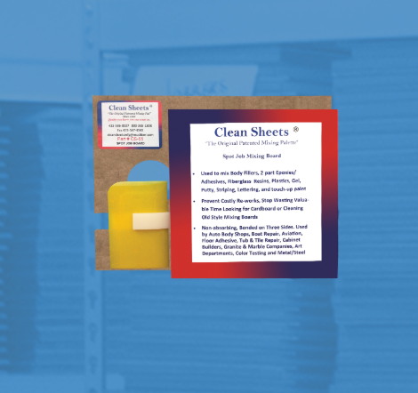 Clean Sheets Manufacturing Morristown, TN | Leading provider of chemical resistant mixing sheets for Auto Body Collision